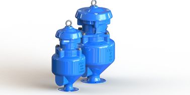 Blue RAL 5010 صمام إطلاق الهواء الفراغي المطلي بالإيبوكسي لنظام مياه الصرف الصحي