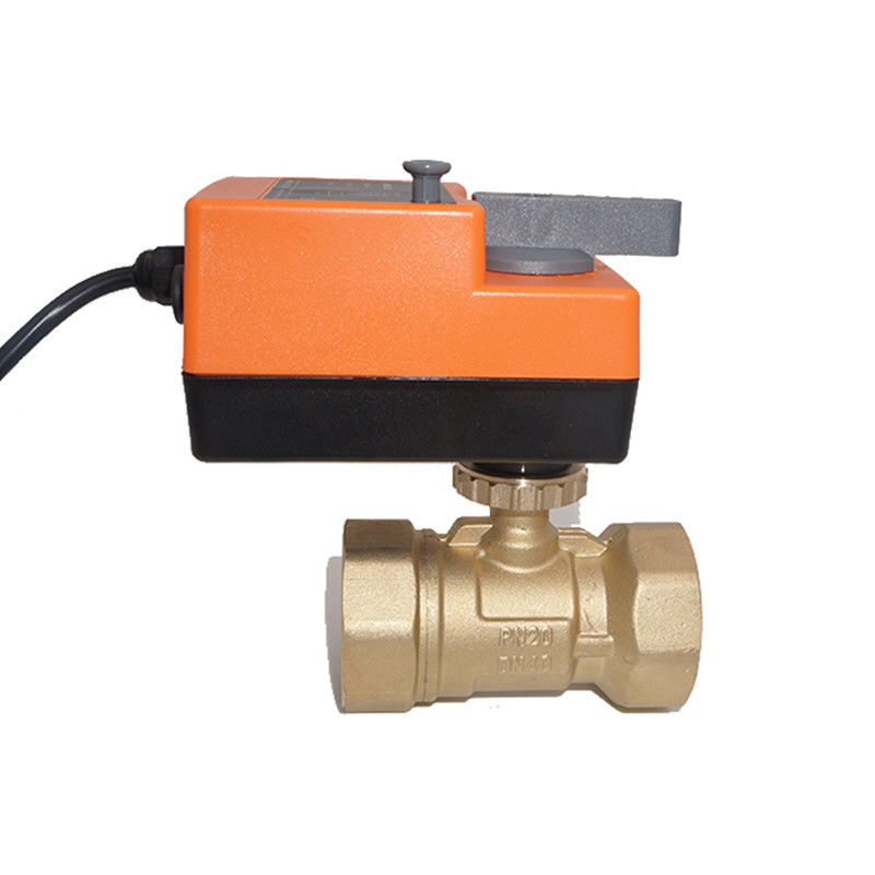 24V DN50 2 طريقة صمام كروي كهربائي مدفوع لنظام معالجة المياه