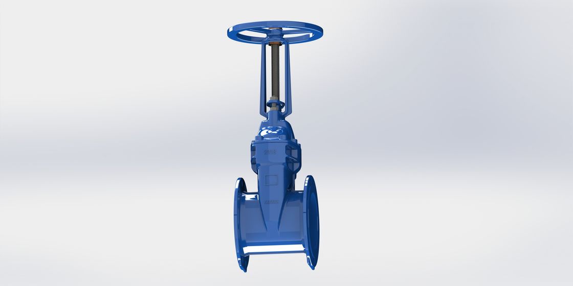 DN50 - DN300 Rising Stem Gate Valve لمحطة معالجة مياه الشرب