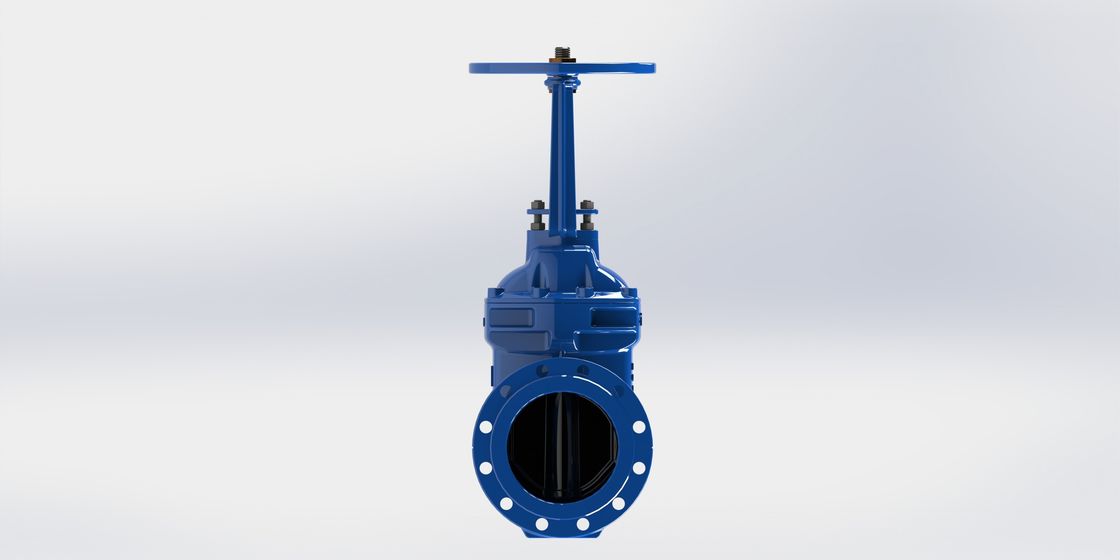 DN50 - DN300 Rising Stem Gate Valve لمحطة معالجة مياه الشرب