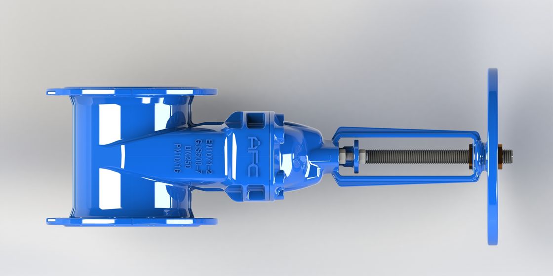 DN50 - DN300 Rising Stem Gate Valve لمحطة معالجة مياه الشرب